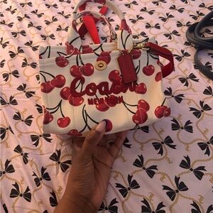 Coach Red Cherry Mini Bag